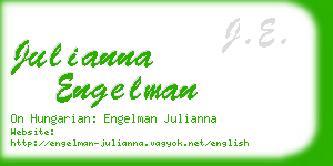 julianna engelman business card